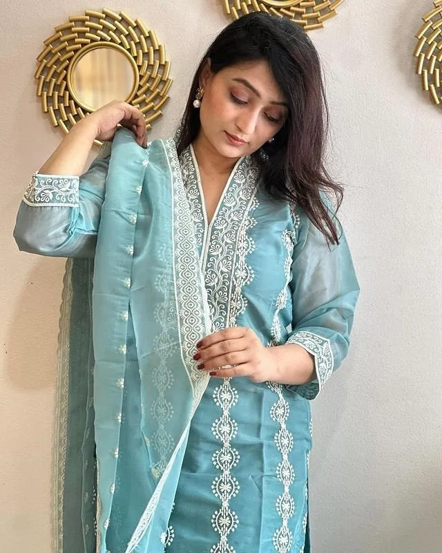 Stylish FFD Vichitra Silk Embroidery Readymade Dress Wholesale 2026
