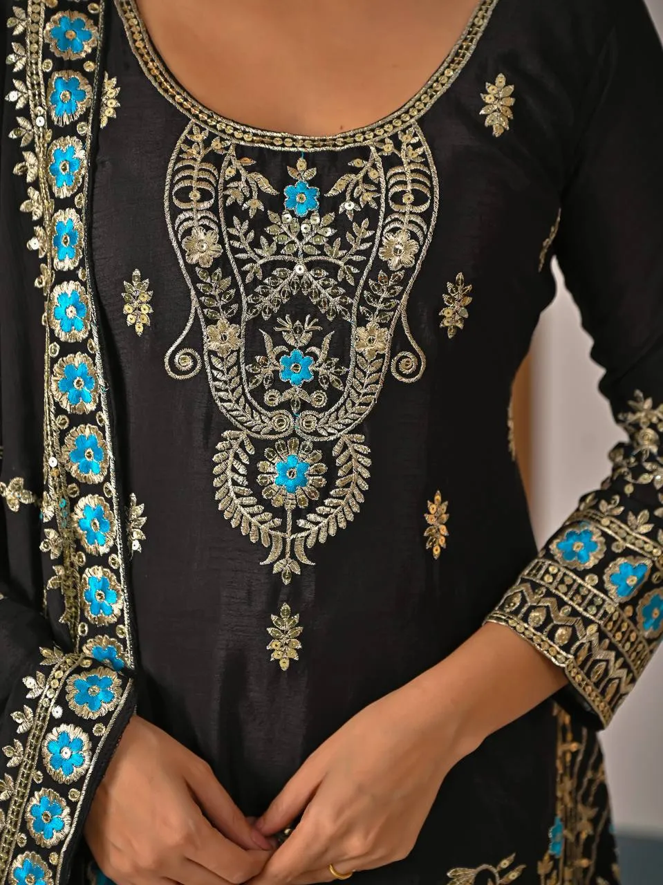 Launching NFD 5057 Vichitra Silk Designer Party Wear Sharara Suit Wholesale 2026
