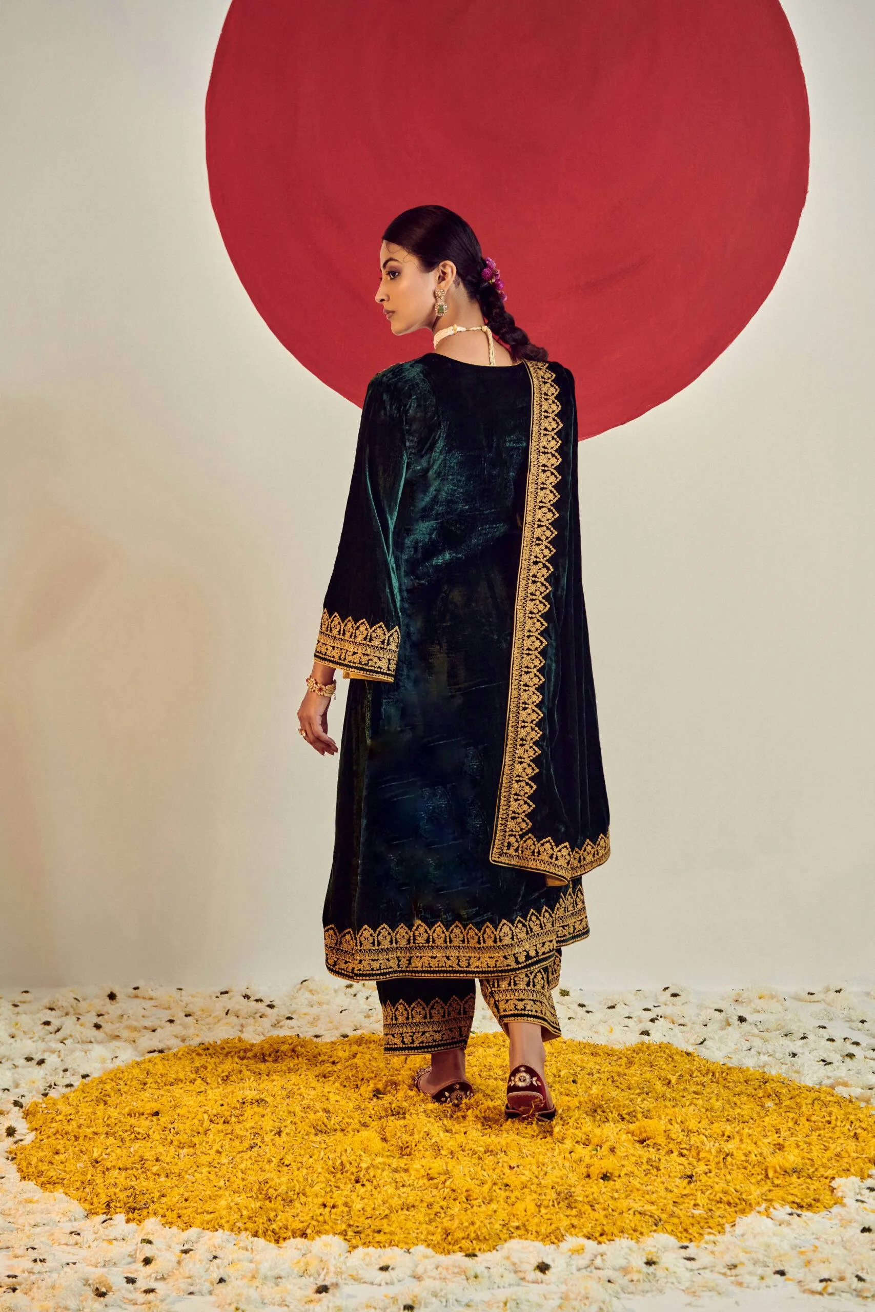 Latest RBC 1126 Velvet Embroidery Work Readymade Dress Wholesale 2026