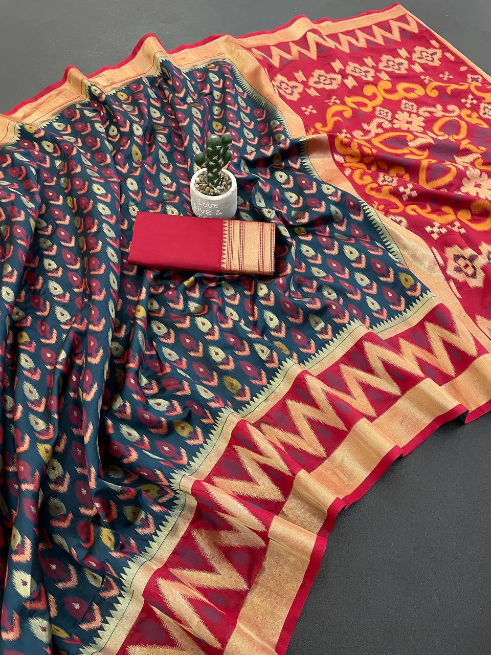 Buy Laxmi 1058 Ikkat Silk Weaving Saree Wholesale 2026