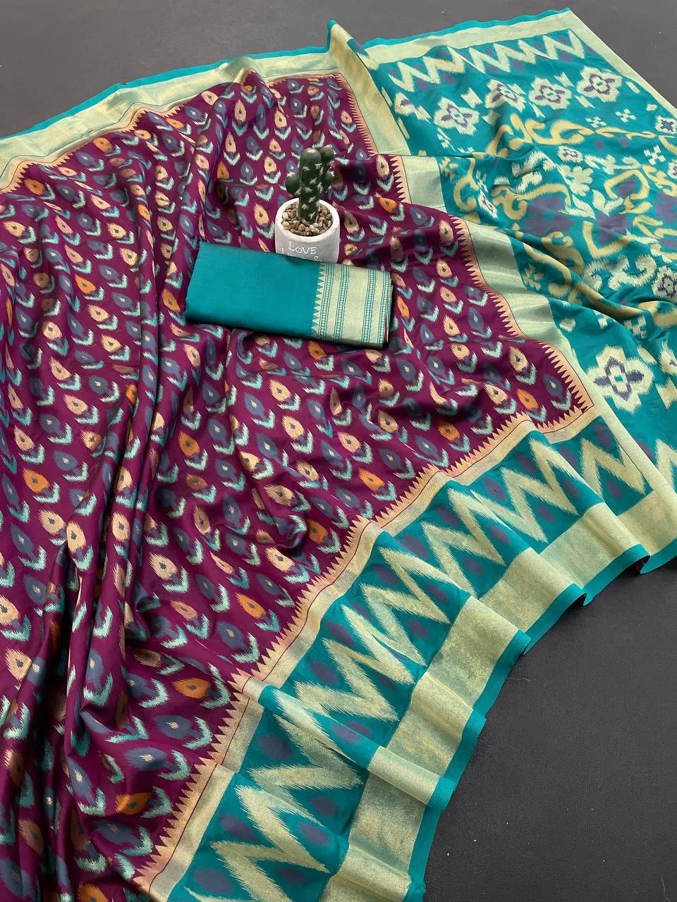 Buy Laxmi 1058 Ikkat Silk Weaving Saree Wholesale 2026