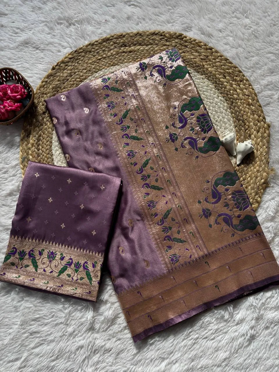 Latest WMS Soft Sartin Zari Work Festival Saree Wholesale 2026