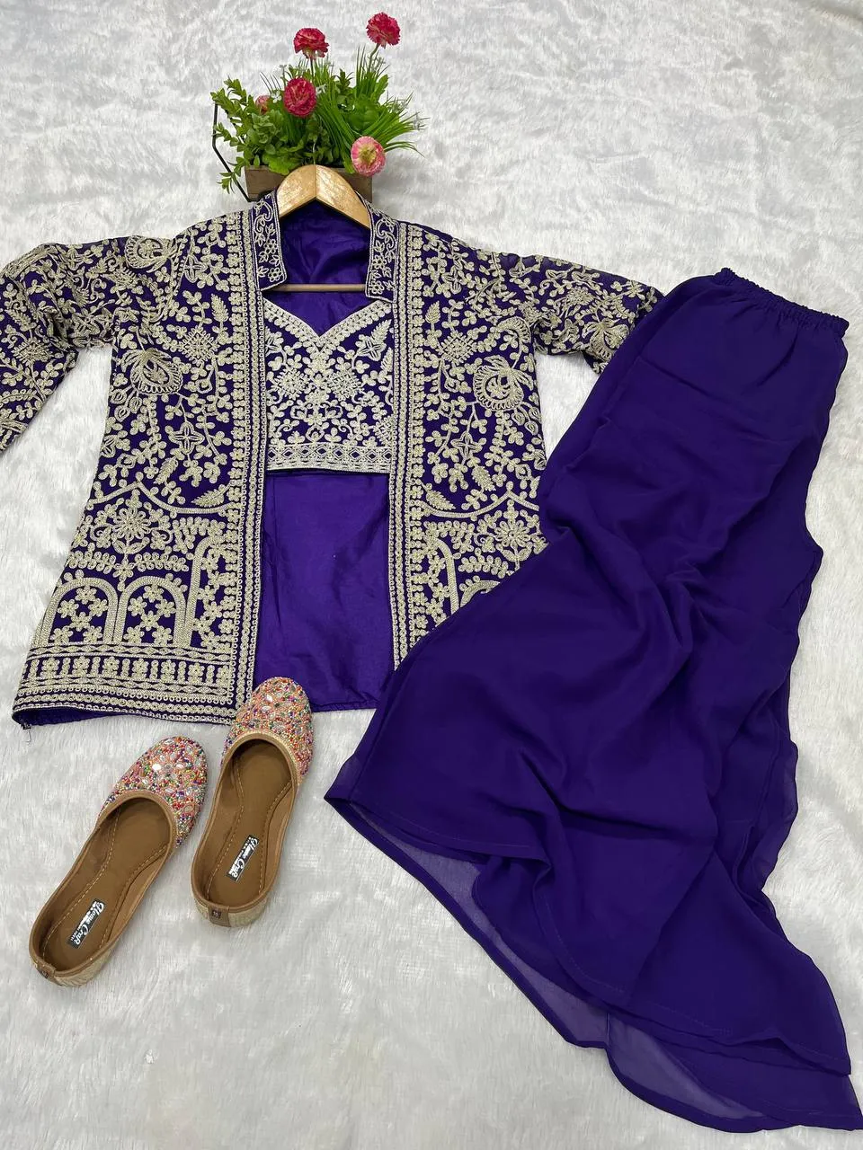 Stylish RBC 1114 Faux Georgatte Designer Embroidery Readymade Dress Wholesale 2026