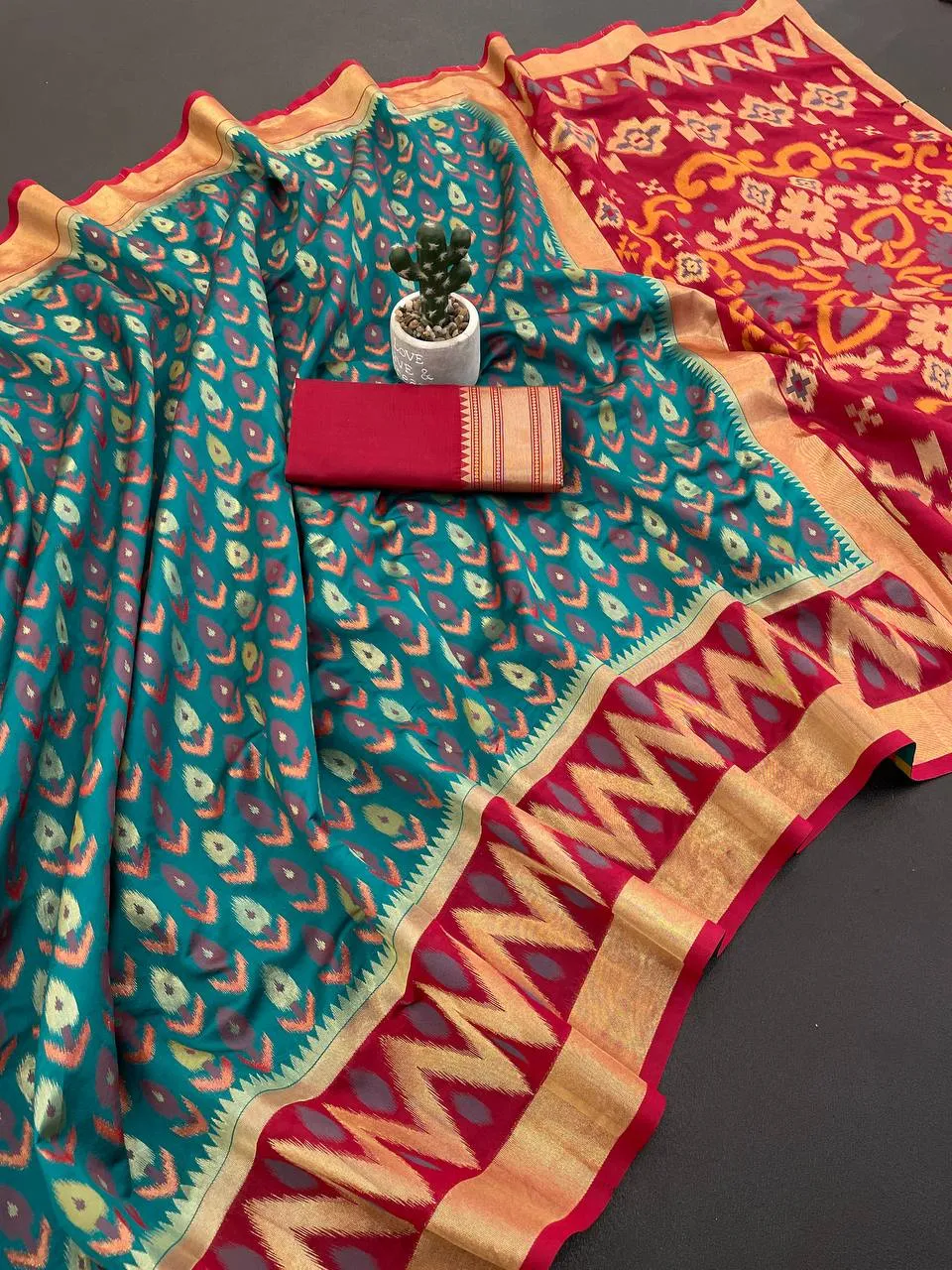 Buy Laxmi 1058 Ikkat Silk Weaving Saree Wholesale 2026