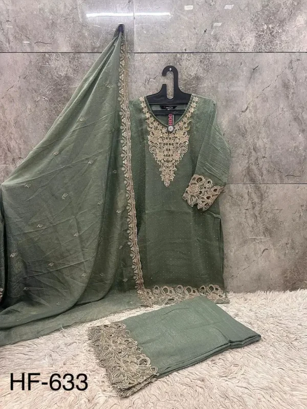 Buy Hoor Tex 633 A To D Crunchy Embroidered Salwar Kameez Wholesale 2026