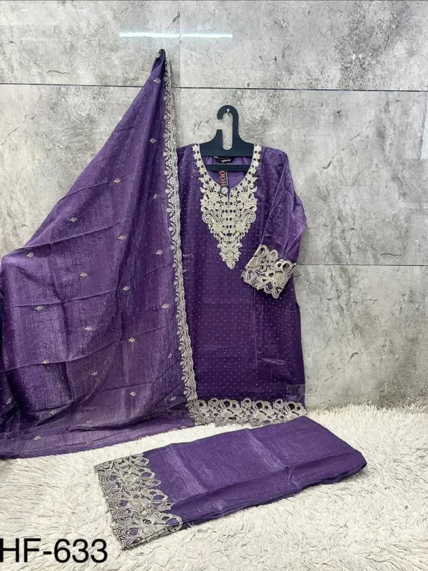 Buy Hoor Tex 633 A To D Crunchy Embroidered Salwar Kameez Wholesale 2026