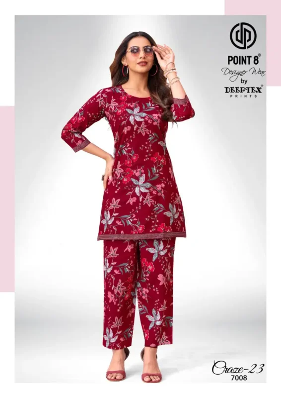 Stylish Deeptex Craze Vol 7 Cotton Printed Fancy Cord Set Collection Wholesale 2026
