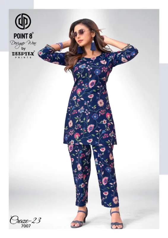 Stylish Deeptex Craze Vol 7 Cotton Printed Fancy Cord Set Collection Wholesale 2026