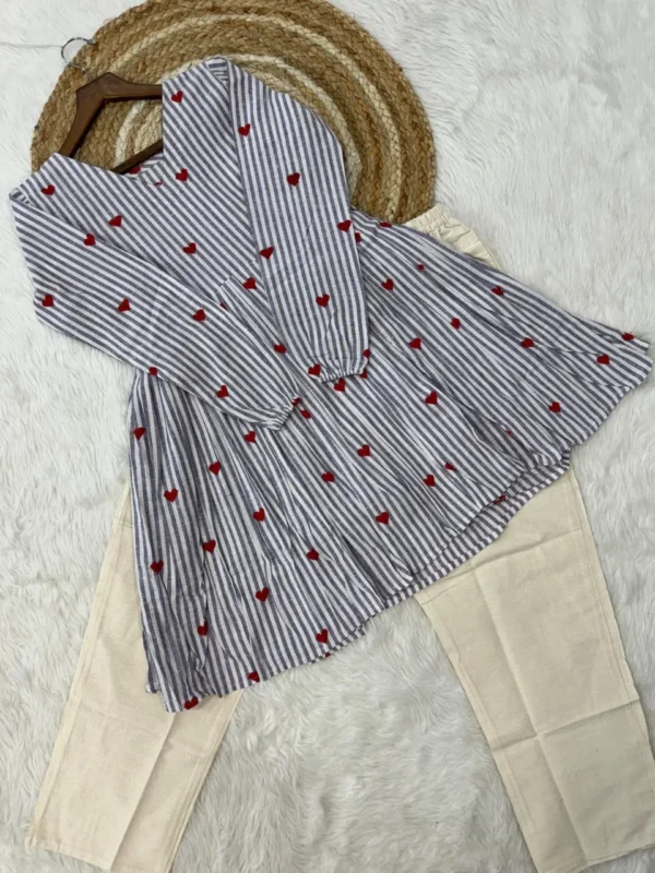 Beautiful Lw 9337 Cotton Embroidered Tops With Bottom Collection Wholesale 2026