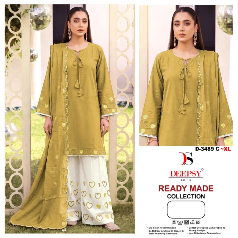 Beautiful Deepsy D 3489 A To D Readymade Cotton Embroidered Salwar Kameez Wholesale 2026