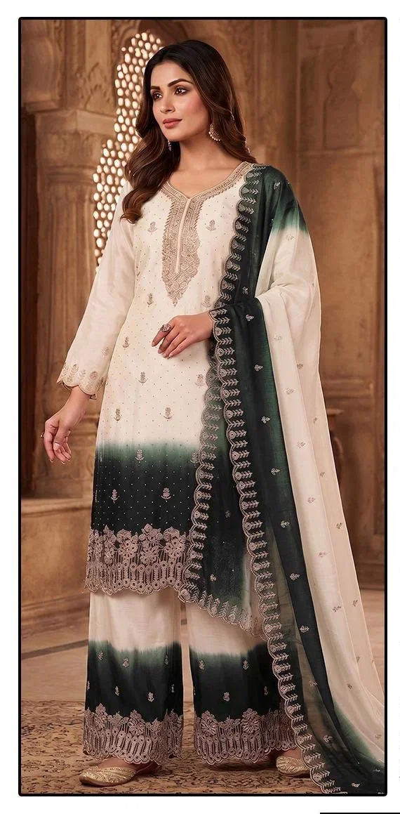 Hoor Tex 860 A To D Georgette Embroidered Salwar Kameez Wholesale