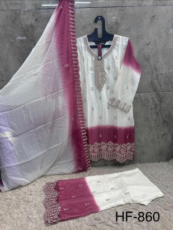 Launching Hoor Tex 860 A To D Georgette Embroidered Salwar Kameez Wholesale 2026