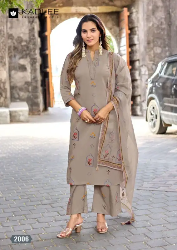 Beautiful Kadlee Classy Look Rayon Printed Kurti With Bottom Dupatta Wholesale 2026