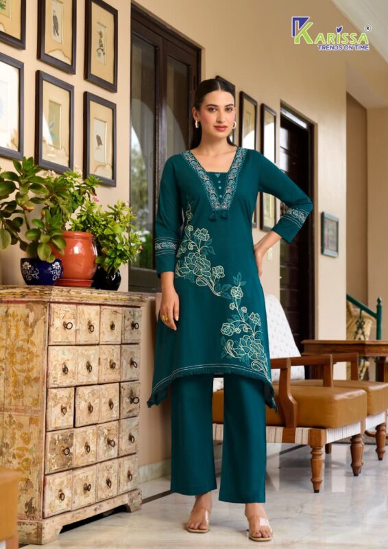 Launching Karissa Amrita Bombay Cotton Handworked Kurti With Bottom Wholesale 2026