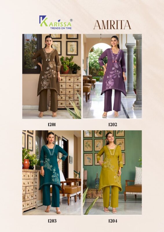 Launching Karissa Amrita Bombay Cotton Handworked Kurti With Bottom Wholesale 2026