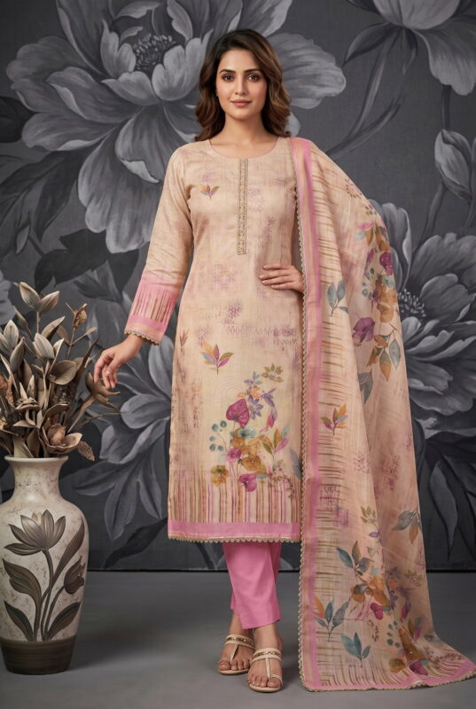 Launching Roohaa Vol 30 Cotton Linen Simmar Printed Kurti With Bottom Dupatta Wholesale 2026