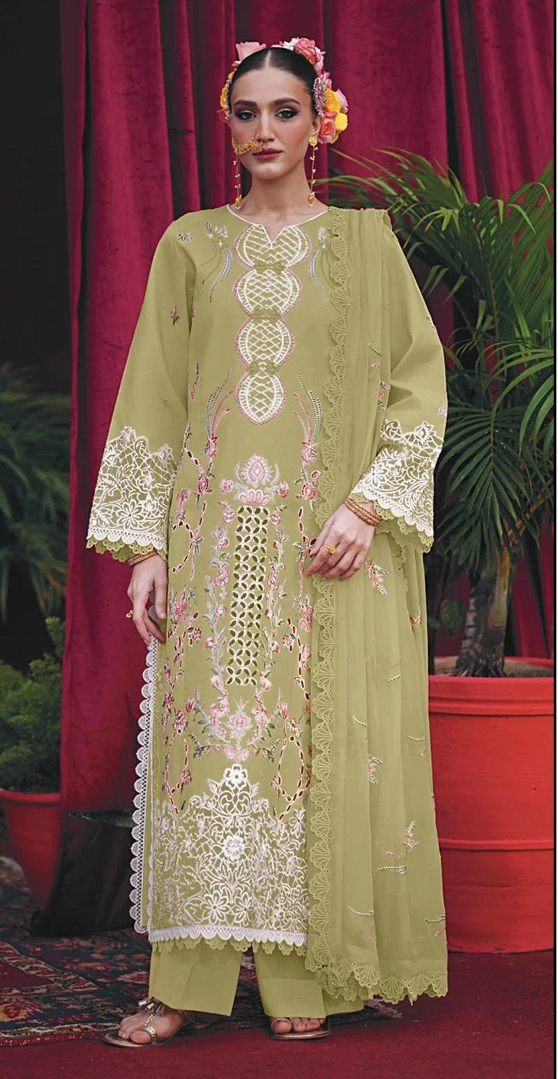 Elan E 46 A To D Lawn Cotton Embroidered Salwar Kameez Wholesale