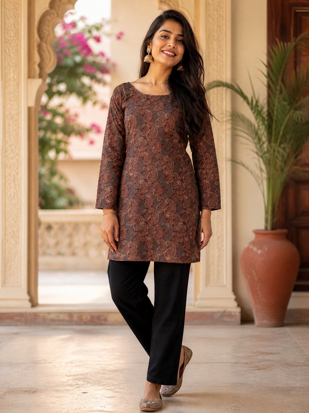 Aawiya RJ 41 Heavy Rayon Digital Printed Fancy Sleeve Tunic Style Short Kurti Wholesale 4 Aawiya RJ 41 Heavy Rayon Digital Printed Fancy Sleeve Tunic Style Short Kurti Wholesale