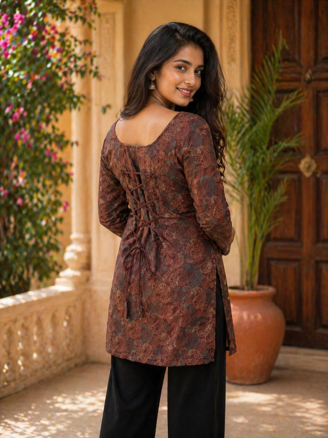 Aawiya RJ 41 Heavy Rayon Digital Printed Fancy Sleeve Tunic Style Short Kurti Wholesale 6 Aawiya RJ 41 Heavy Rayon Digital Printed Fancy Sleeve Tunic Style Short Kurti Wholesale