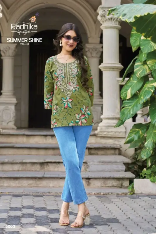 Beautiful Radhika Summer Shine Vol 3 Cotton Fancy Top Collection Wholesale 2026 4 Beautiful Radhika Summer Shine Vol 3 Cotton Fancy Top Collection Wholesale 2026