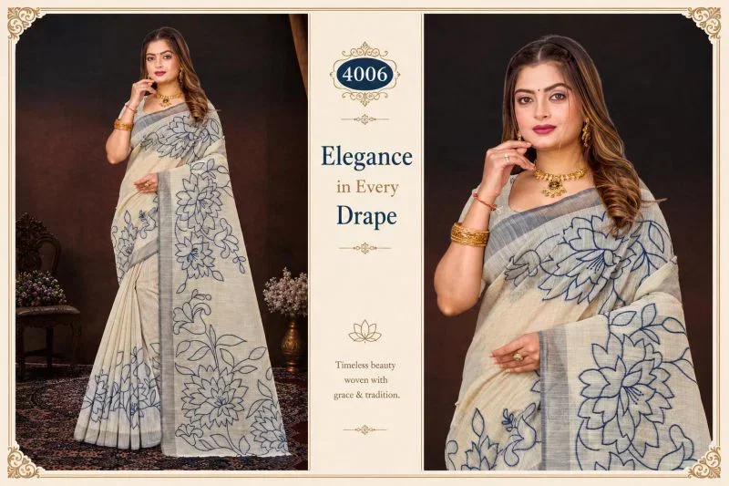 Bunawat Aarika Cotton 2 Sangam Printed Saree Collection Wholesale 9 Bunawat Aarika Cotton 2 Sangam Printed Saree Collection Wholesale