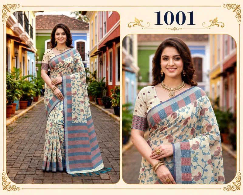 Bunawat Ruchi Cotton Woven Work Saree Wholesale 4 Bunawat Ruchi Cotton Woven Work Saree Wholesale