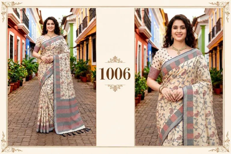 Bunawat Ruchi Cotton Woven Work Saree Wholesale 9 Bunawat Ruchi Cotton Woven Work Saree Wholesale