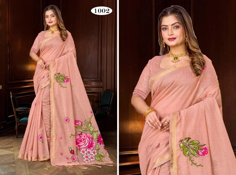 Bunawat Katha Vol 1 Cotton Woven Worked Saree Wholesale 5 Bunawat Katha Vol 1 Cotton Woven Worked Saree Wholesale