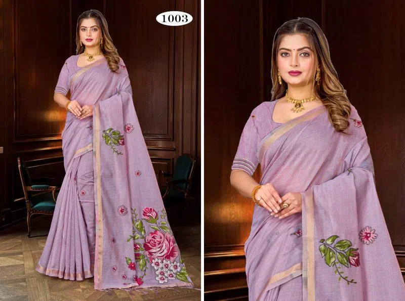 Bunawat Katha Vol 1 Cotton Woven Worked Saree Wholesale 6 Bunawat Katha Vol 1 Cotton Woven Worked Saree Wholesale