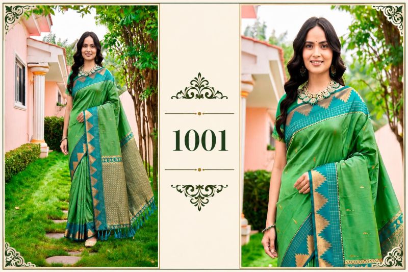 Bunawat Lichi Soft Silk Woven Work Traditional Saree Wholesale 4 Bunawat Lichi Soft Silk Woven Work Traditional Saree Wholesale