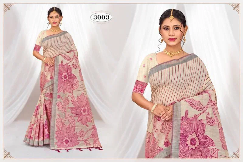 Bunawat Aarika Cotton 3 Cotton Woven Work Saree Wholesale 6 Bunawat Aarika Cotton 3 Cotton Woven Work Saree Wholesale