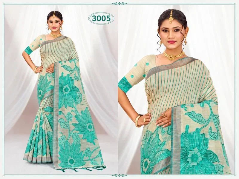 Bunawat Aarika Cotton 3 Cotton Woven Work Saree Wholesale 8 Bunawat Aarika Cotton 3 Cotton Woven Work Saree Wholesale