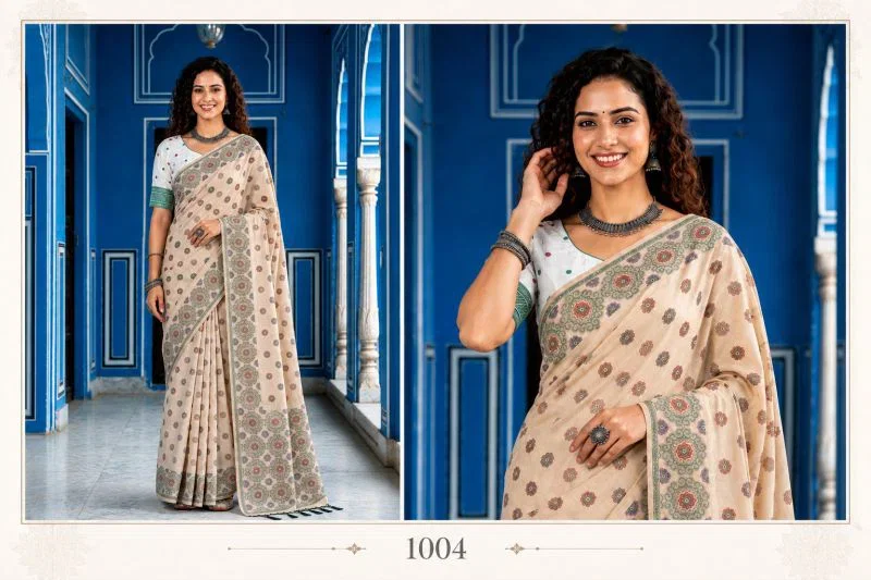Bunawat Aananya Cotton Woven Work Saree Wholesale 7 Bunawat Aananya Cotton Woven Work Saree Wholesale