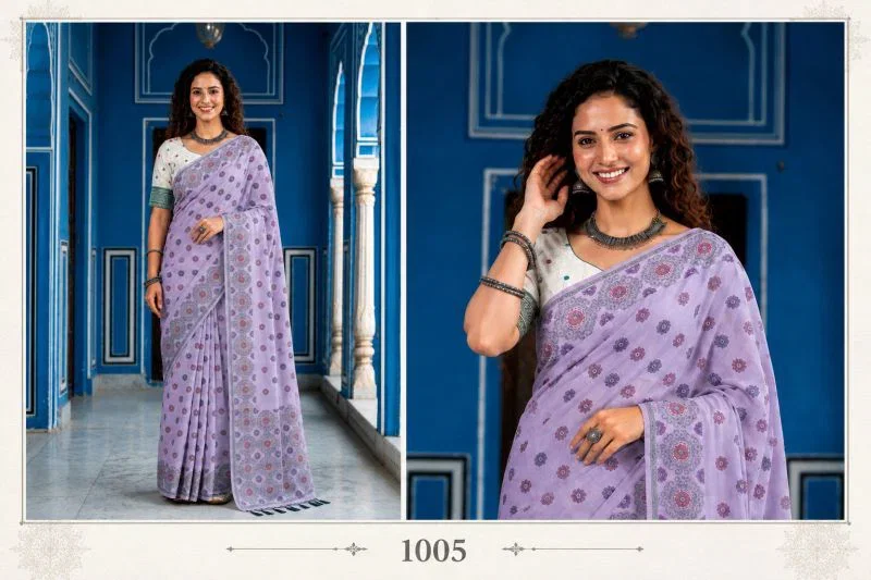 Bunawat Aananya Cotton Woven Work Saree Wholesale 8 Bunawat Aananya Cotton Woven Work Saree Wholesale