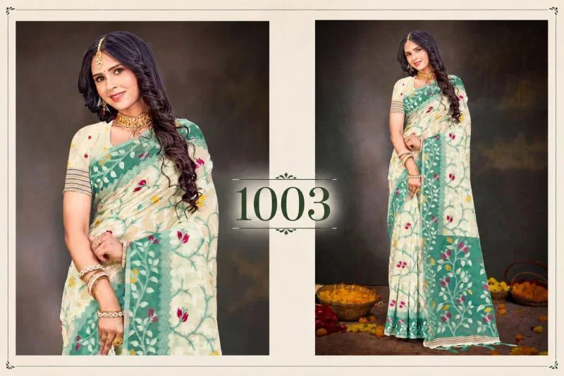 Bunawat Kashish 02 Cotton Sangam Printed Saree Wholesale 6 Bunawat Kashish 02 Cotton Sangam Printed Saree Wholesale