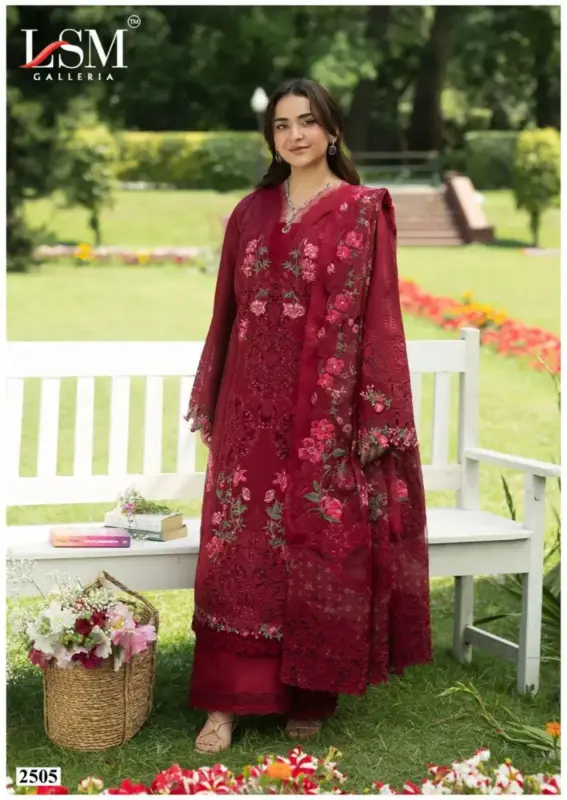 Stylish Lsm Parian Dream Vol 25 Readymade Cotton Karachi Kurti Set Wholesale 2026
