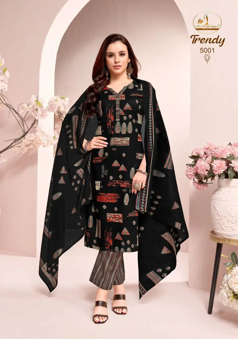 Miss World Trendy Vol 5 Readymade Cotton Printed Kurti Pant With Dupatta Wholesale 4 Launching Miss World Trendy Vol 5 Readymade Cotton Printed Kurti Pant With Dupatta Wholesale 2026