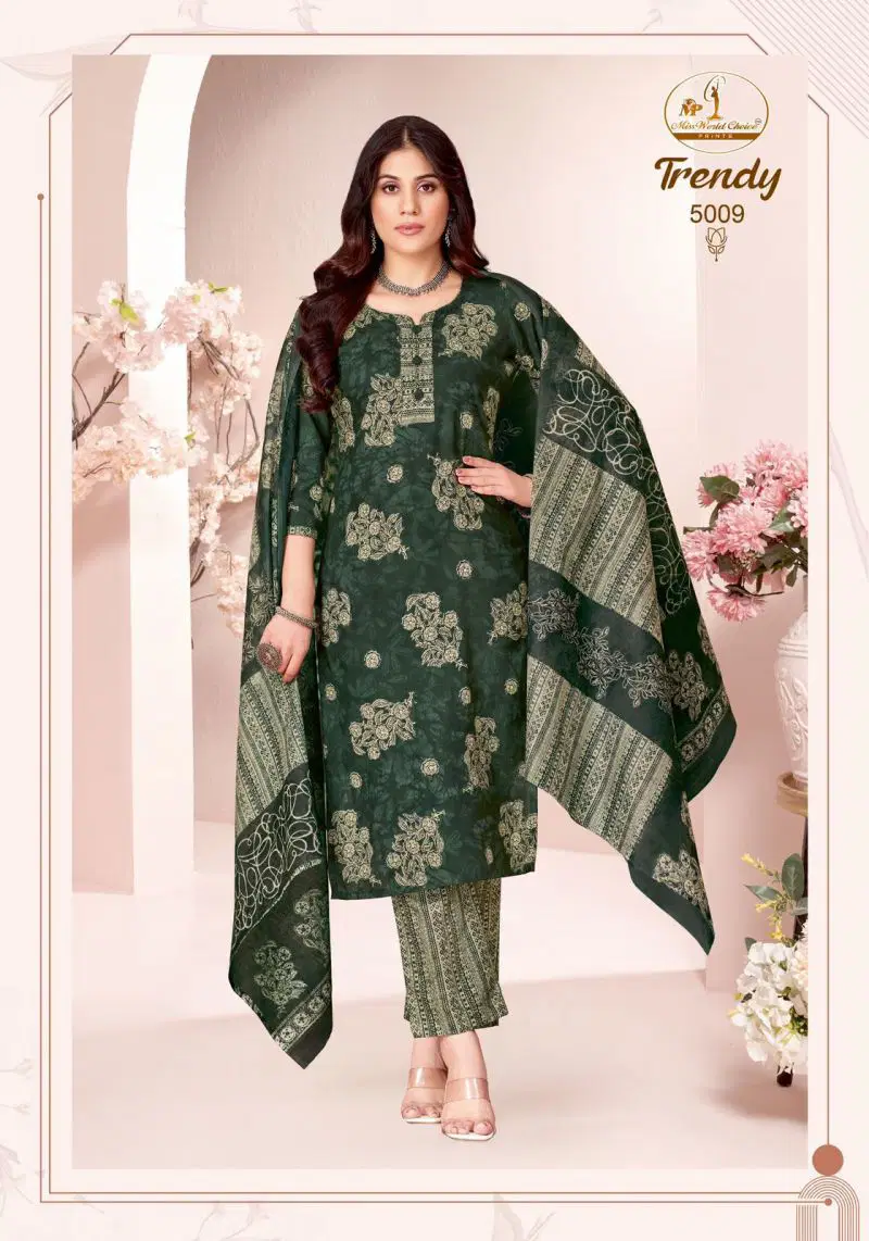 Miss World Trendy Vol 5 Readymade Cotton Printed Kurti Pant With Dupatta Wholesale 5 Launching Miss World Trendy Vol 5 Readymade Cotton Printed Kurti Pant With Dupatta Wholesale 2026
