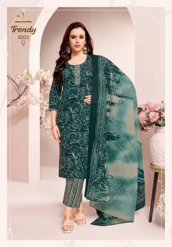 Launching Miss World Trendy Vol 5 Readymade Cotton Printed Kurti Pant With Dupatta Wholesale 2026 5 Launching Miss World Trendy Vol 5 Readymade Cotton Printed Kurti Pant With Dupatta Wholesale 2026