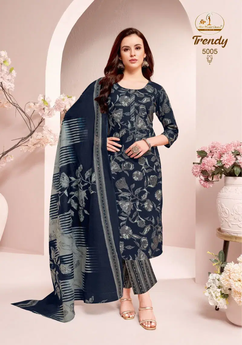 Miss World Trendy Vol 5 Readymade Cotton Printed Kurti Pant With Dupatta Wholesale 10 Launching Miss World Trendy Vol 5 Readymade Cotton Printed Kurti Pant With Dupatta Wholesale 2026