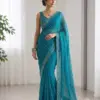 Kc 999 Space Silk Jarkan Worked Premium Saree Collection Wholesale