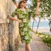 Gopi 2 Rayon Floral Printed Fancy Kurti Collection Wholesale
