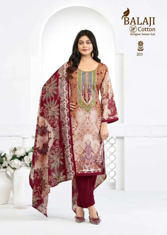 Beautiful Balaji Nargis Vol 2 Readymade Cotton Karachi Kurti Pant With Dupatta Wholesale 2026