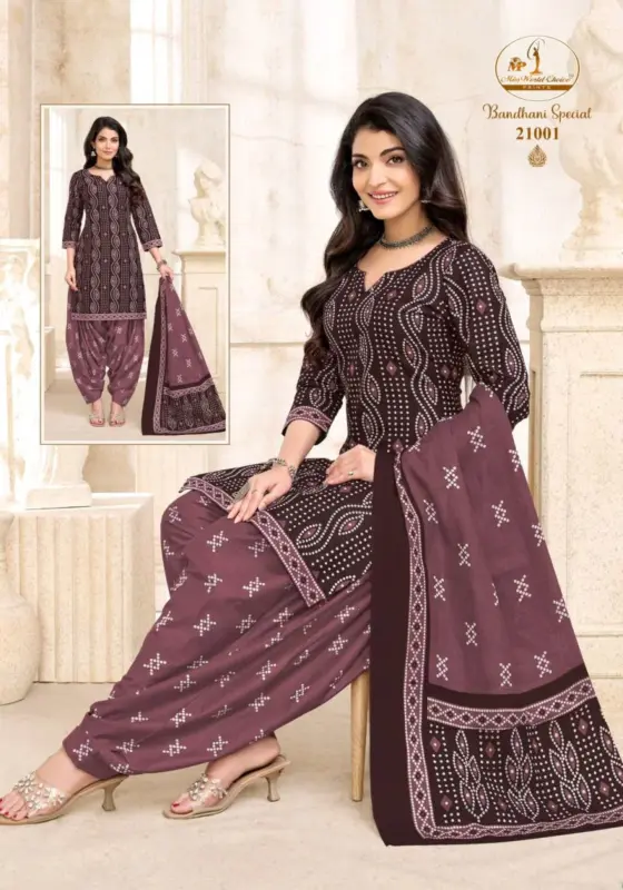 Beautiful Miss World Bandhani Vol 21 Readymade Cotton Patiyala Dress Wholesale 2026
