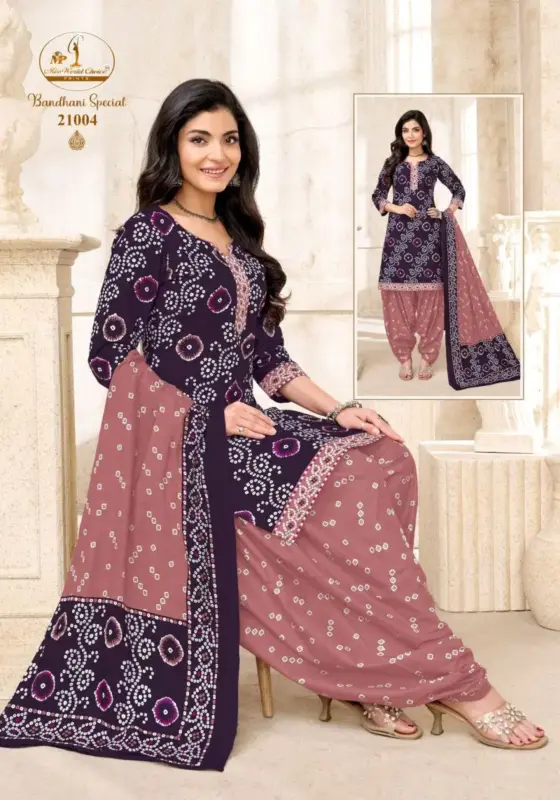 Beautiful Miss World Bandhani Vol 21 Readymade Cotton Patiyala Dress Wholesale 2026