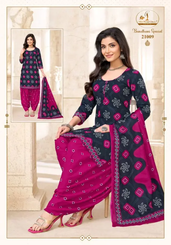 Beautiful Miss World Bandhani Vol 21 Readymade Cotton Patiyala Dress Wholesale 2026