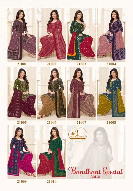 Beautiful Miss World Bandhani Vol 21 Readymade Cotton Patiyala Dress Wholesale 2026
