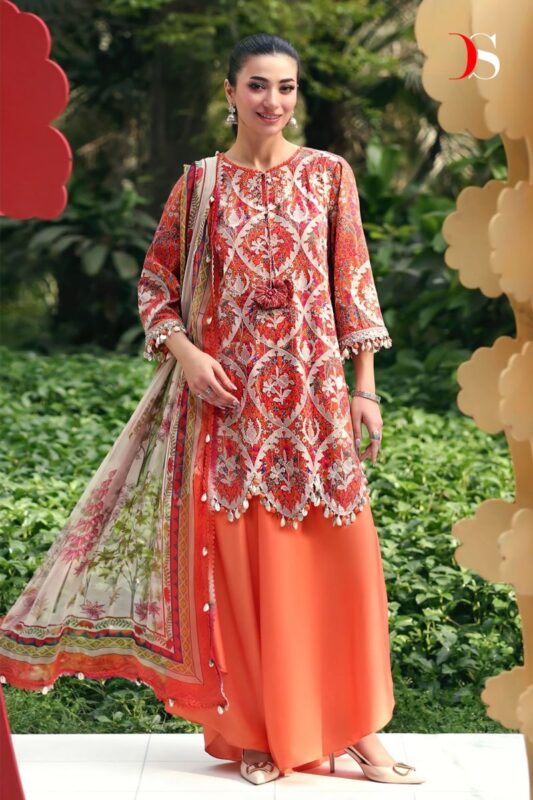Latest Deepsy Maria B M Print Vol 7 Cotton Dupatta Readymade Cotton Embroidered Salwar Kameez Wholesale 2026