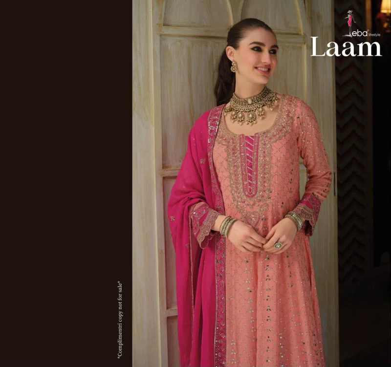 Stylish Eba Laam Georgette Embroidered Salwar Kameez Wholesale 2026 1 Eba Laam Georgette Embroidered Salwar Kameez Wholesale