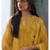 Ganga Jeeshka 5219 Woven Viscose Jacquard Work Salwar Kameez Wholesale